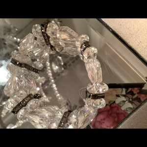 Beautiful beaded crystal bracelet so pretty!